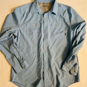 Eddie Bauer Mens Denali Collared Outdoor shirt Moisture wicking size large